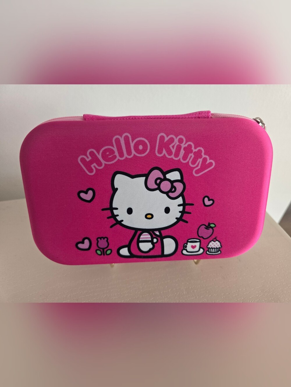 Hello Kitty Pink Hard Shell Pencil Case